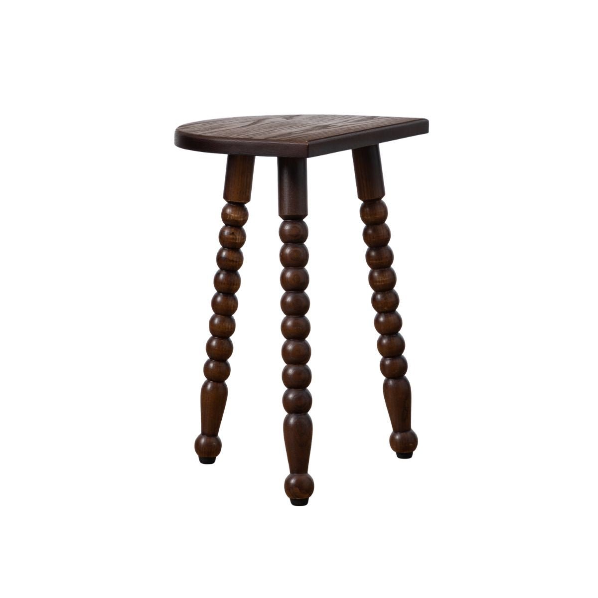 Swan Semi-circle Wooden Side Table - Side Tables - Gharaana