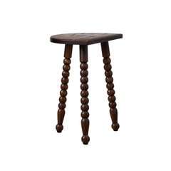 Swan Semi-circle Wooden Side Table - Side Tables - Gharaana