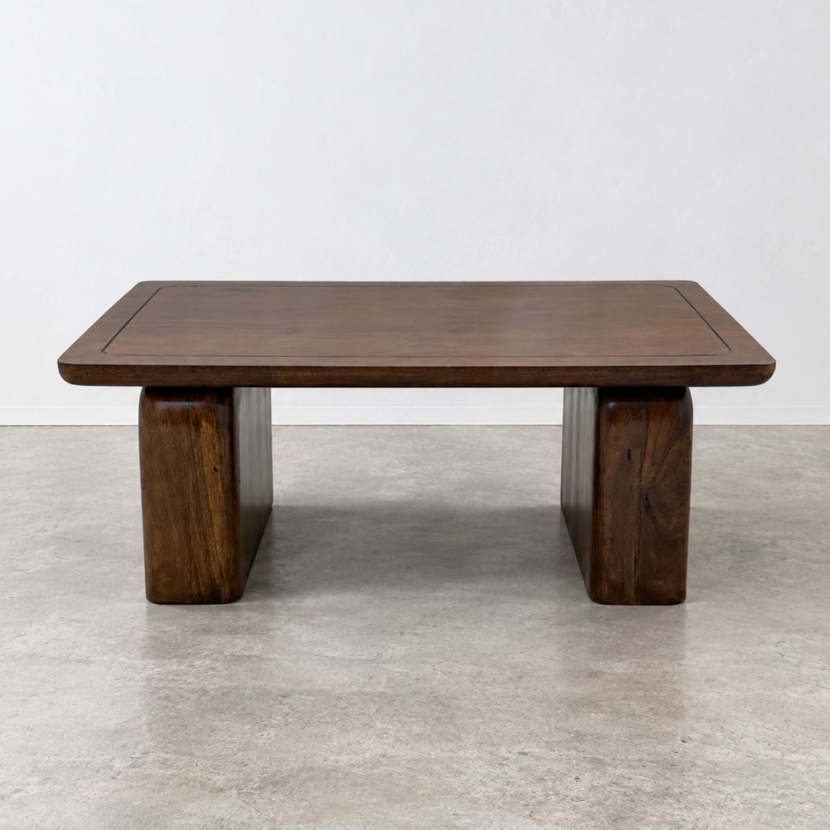 Jive Rectangular Top Solid Wood Center Table - Centre Tables - Gharaana