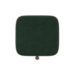 Chester Plush Wooden Ottoman - ottoman - Gharaana