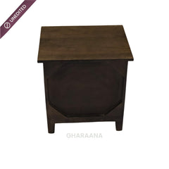 Kavya 100% Solid Wood Bed with Bedside tables - Beds - Gharaana