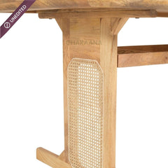 Harmony Wooden Dining Table Set - Dining Set - Gharaana