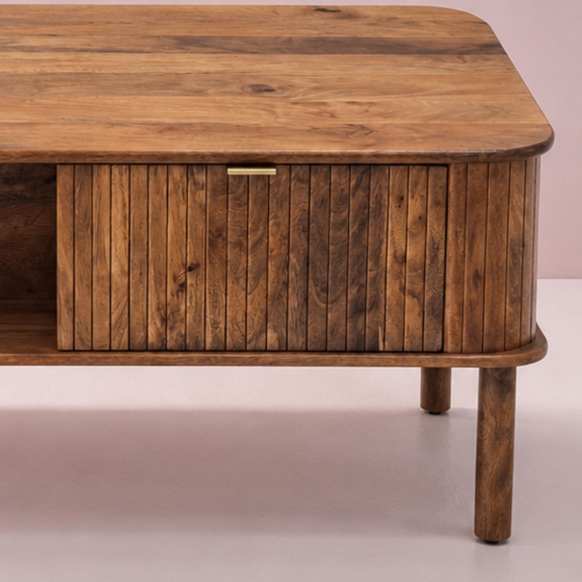 Kram Wooden Storage Centre Table - Centre Tables - Gharaana