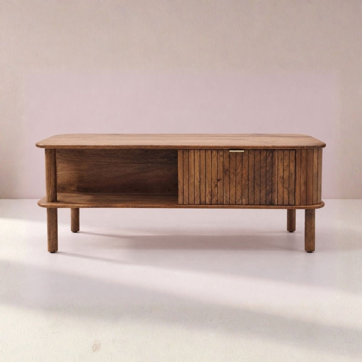 Kram Wooden Storage Centre Table - Centre Tables - Gharaana