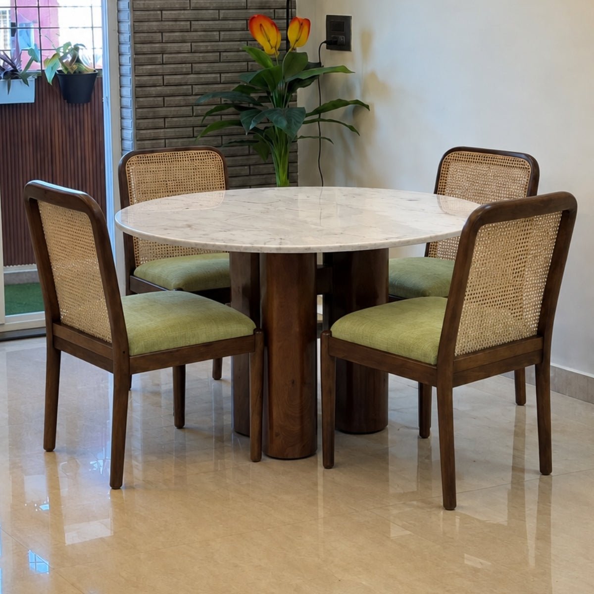 Lara S/2 Dining Chairs - Dining Chairs - Gharaana