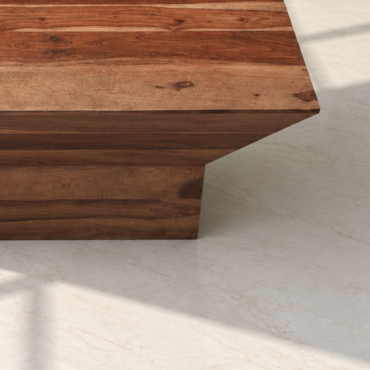 Luxe Sheesham Wood Teapoy Table - Centre Tables - Gharaana
