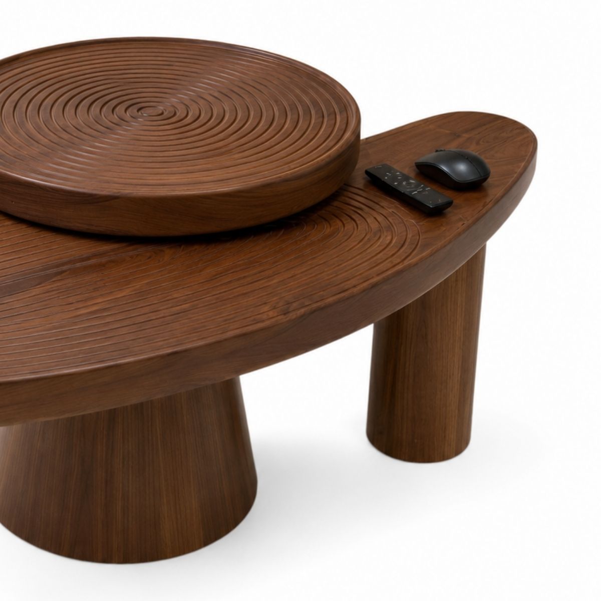 Taurus Solid Wood Centre Table - Centre Tables - Gharaana