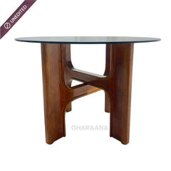 Graham Glass - Top Dining Table Set - Dining Set - Gharaana