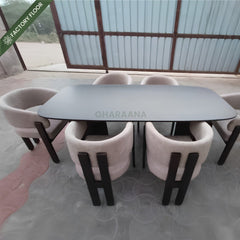 Terry Wooden Dining Table Set - Dining Set - Gharaana