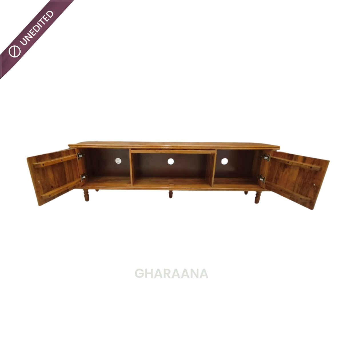 Ser Wooden 6FT TV Console - Entertainment Centers & TV Stands - Gharaana