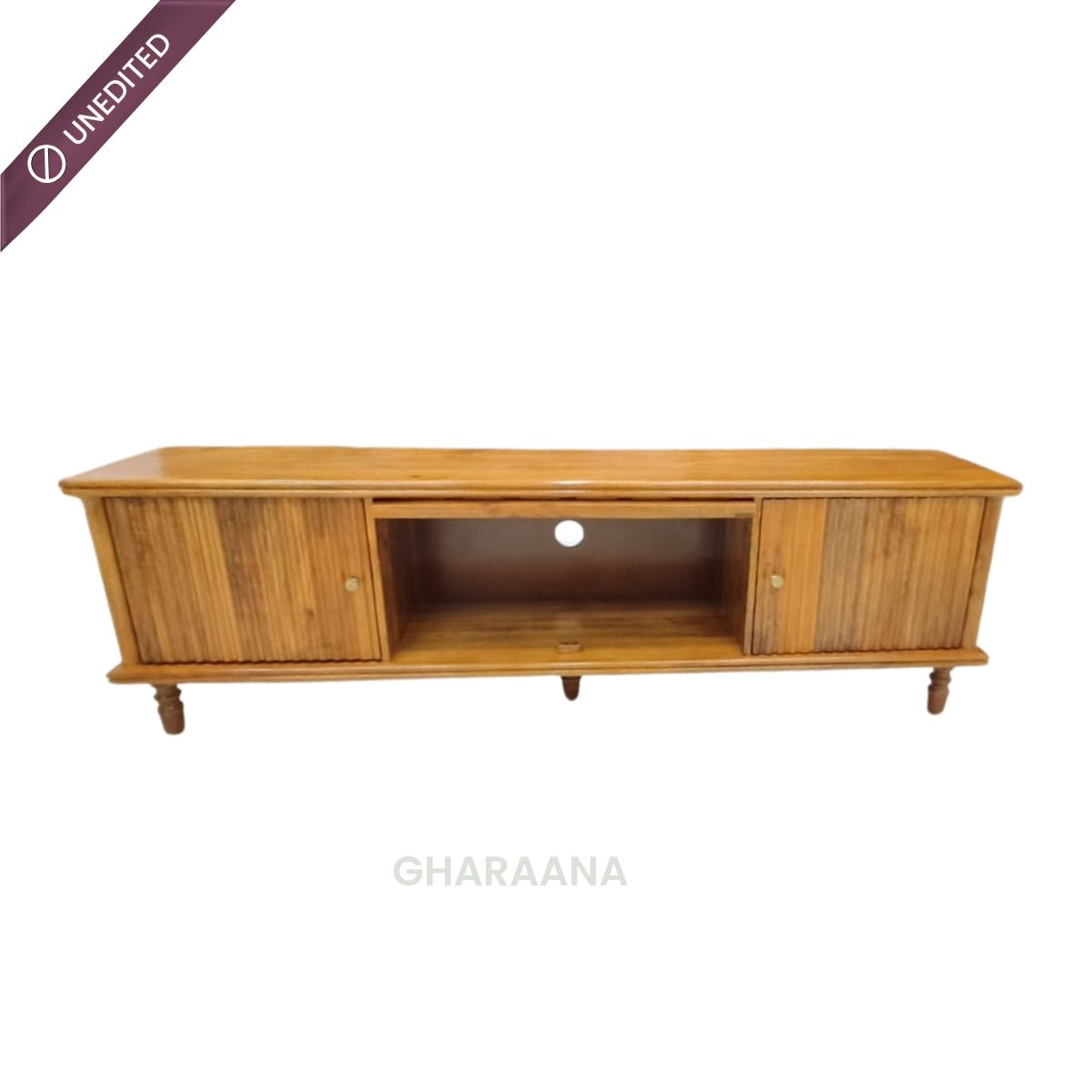 Ser Wooden 6FT TV Console - Entertainment Centers & TV Stands - Gharaana