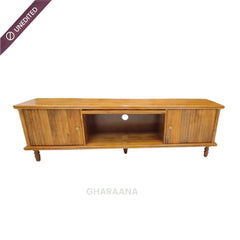Ser Wooden 6FT TV Console - Entertainment Centers & TV Stands - Gharaana