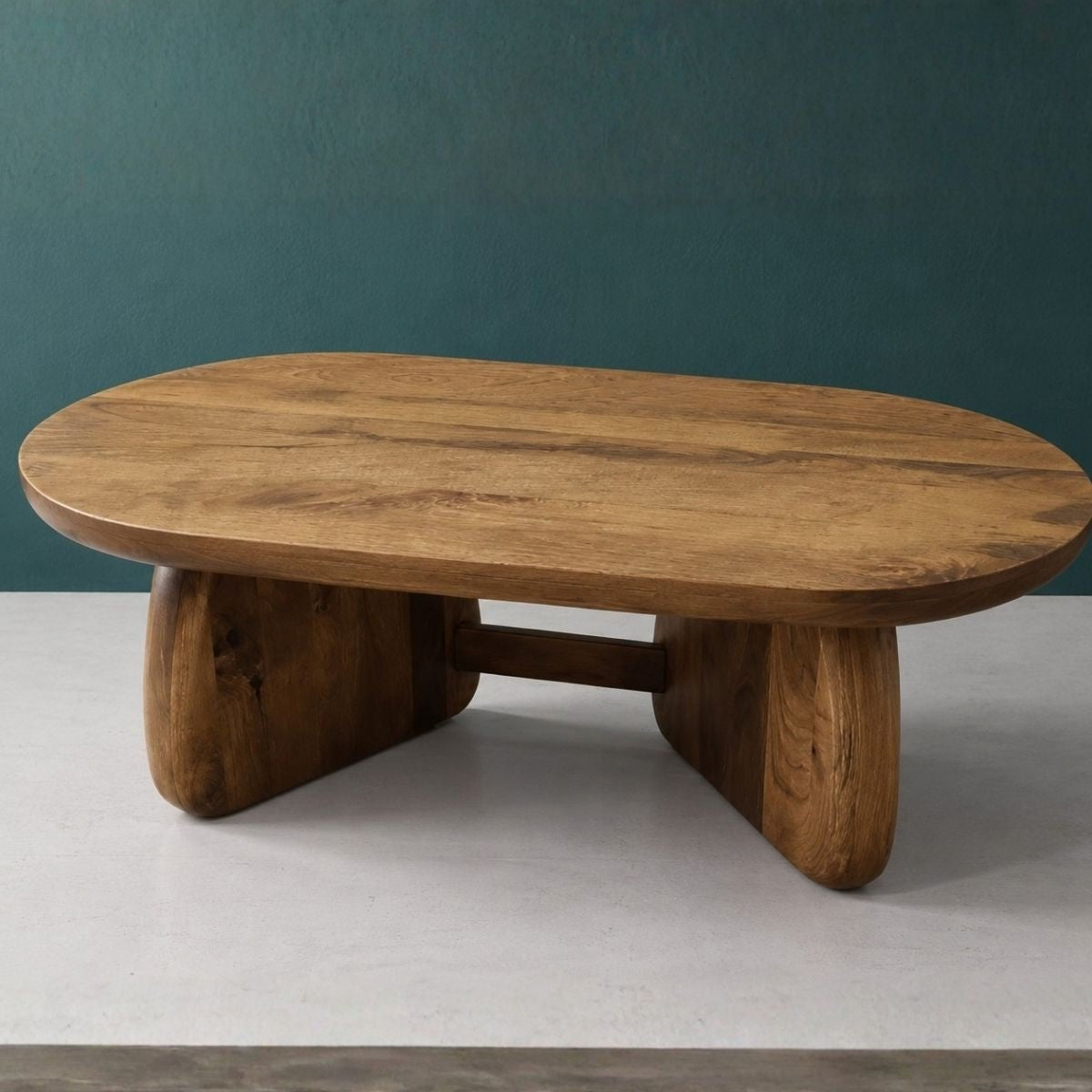 Toro Capsule top Solid Wood Center Table - Centre Tables - Gharaana