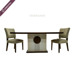 Sunburst S/2 Dining Chairs - Dining Chairs - Gharaana