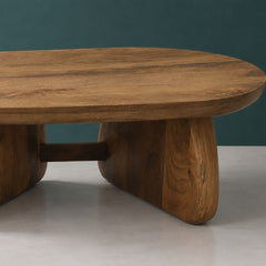 Toro Capsule top Solid Wood Center Table - Centre Tables - Gharaana
