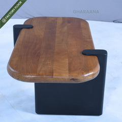 Rooted Wooden Centre Table & Side Table Set - Centre Tables - Gharaana