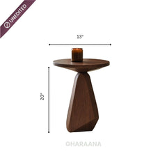 Gravity Wooden Centre Table & Side Table Set - Centre Tables - Gharaana