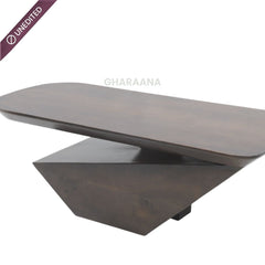Gravity Wooden Centre Table & Side Table Set - Centre Tables - Gharaana