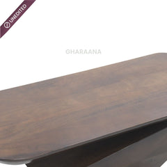 Gravity Wooden Centre Table & Side Table Set - Centre Tables - Gharaana