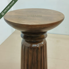 Eve Wooden Side Table - Side Tables - Gharaana