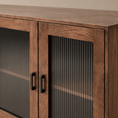 Vistara Wooden Crockery Cabinet - Sideboards - Gharaana