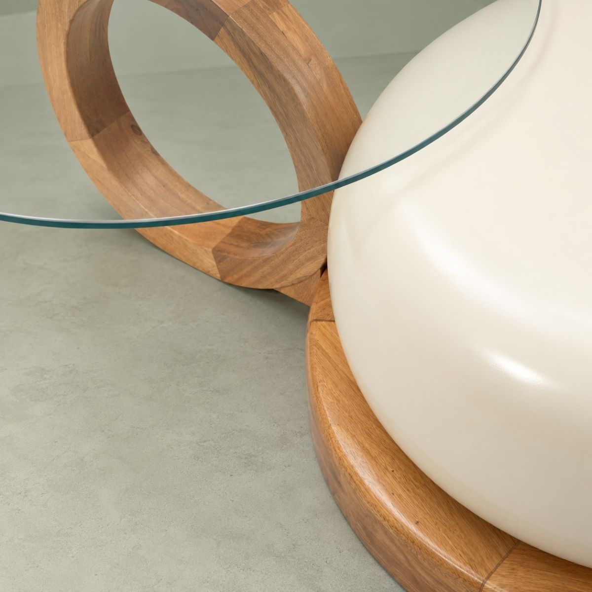 Amiya Glass and Metal Nesting Centre Tables - Centre Tables - Gharaana