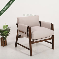 Kram Plush Armchair - Armchairs - Gharaana