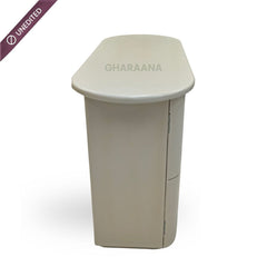Leyah Wooden Workstation Desk - Office Desk - Gharaana