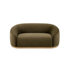 Mira Wooden Upholstered Sofa - Sofas - Gharaana