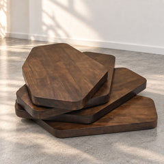 Wind Rotating 4-Tier Solid Wood Centre Table - Centre Tables - Gharaana