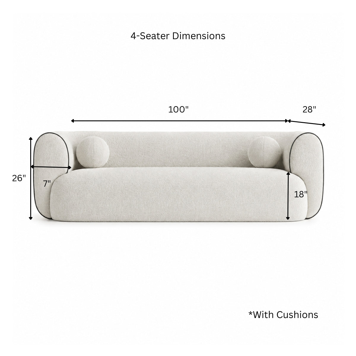 Marble Wooden Upholstered Sofa - Sofas - Gharaana