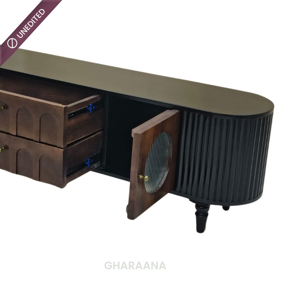 Zen Wooden 6FT TV Console - Entertainment Centers & TV Stands - Gharaana