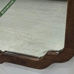 Pedro 40" Wooden Wall Mirror - Mirrors - Gharaana