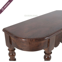 Sama Wooden Console Table - Console Tables - Gharaana