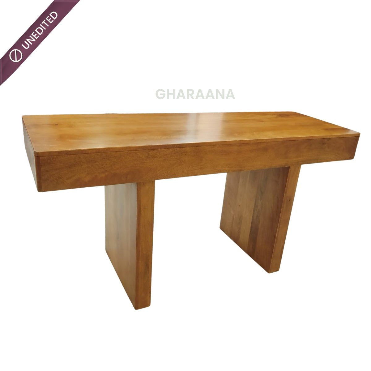 Craft Wooden Study Table - Office Desk - Gharaana