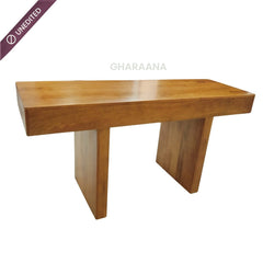 Craft Wooden Study Table - Office Desk - Gharaana