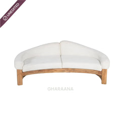 Karma Custom Wooden Upholstered Sofa - Sofas - Gharaana