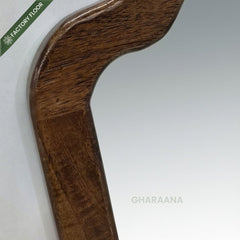 Pedro 40" Wooden Wall Mirror - Mirrors - Gharaana