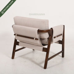 Kram Armchair with Eve Side Table Combo - Armchairs - Gharaana
