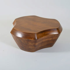 Fluid Modern Solid Wood Coffee Table - Centre Tables - Gharaana