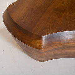 Fluid Modern Solid Wood Coffee Table - Centre Tables - Gharaana