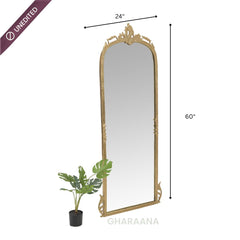 Victorian Arched Full-length Mirror - Mirrors - Gharaana