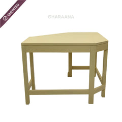 Arc Wooden Workstation Desk - Office Desk - Gharaana