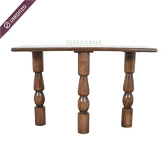 Ohm Wooden Console Table - Console Tables - Gharaana
