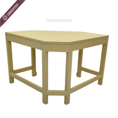 Arc Wooden Workstation Desk - Office Desk - Gharaana