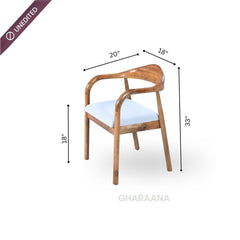 Harmony Wooden Dining Table Set - Dining Set - Gharaana