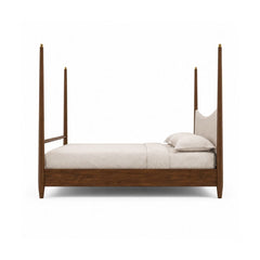 Japandi 100% Solid Wood Poster Bed - Beds - Gharaana