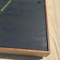 Aqua 100% Solid Wood Bed - Beds - Gharaana