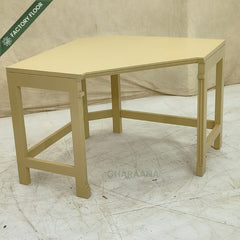 Arc Wooden Workstation Desk - Office Desk - Gharaana