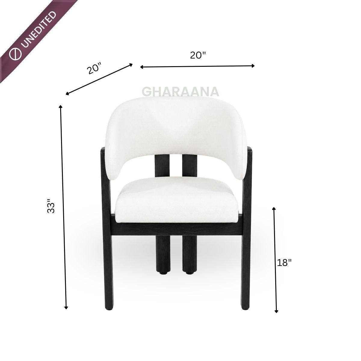 Flute Wooden Dining Table Set - Dining Set - Gharaana